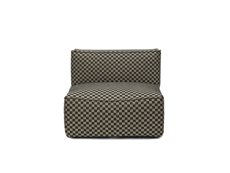Catena Sofa Center S100 - Check - Sand/Black