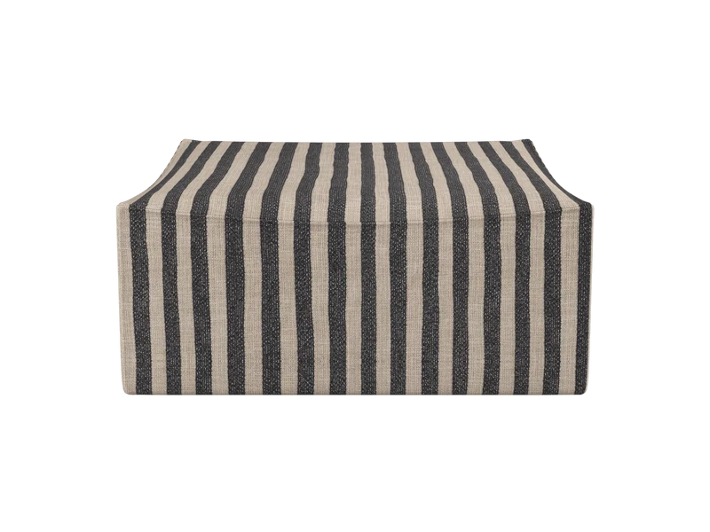 Catena Pouf Square S500 - Louisiana - Sand/Black