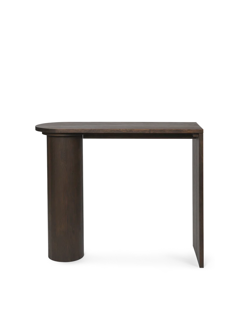 Pylo Console Table - Dark Stained Oak