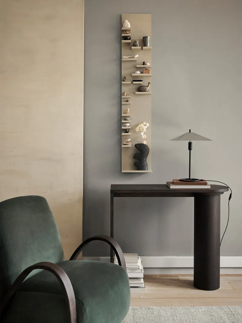 Pylo Console Table - Dark Stained Oak