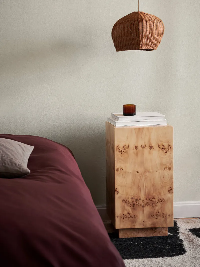 Burl Side Table - Natural