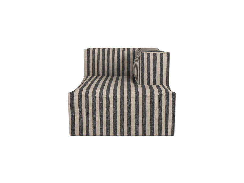 Catena Sofa Chaise Longue Right S601 - Louisiana - Sand/Black