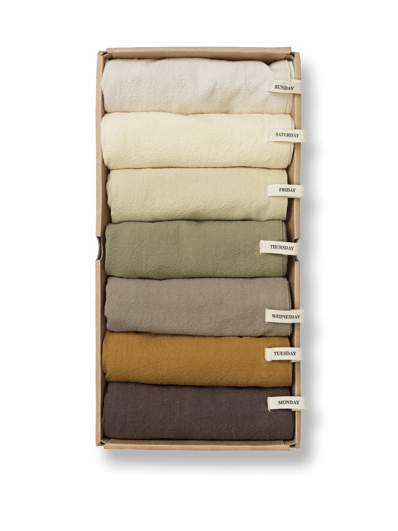 Day Tea Towel - Set of 7 - Calm
