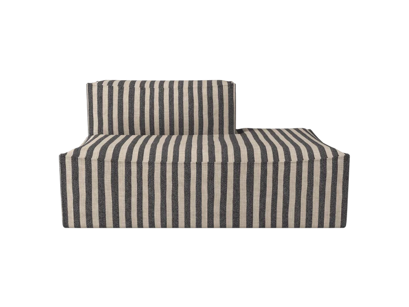 Catena Sofa Open End Right S301 - Louisiana - Sand/Black