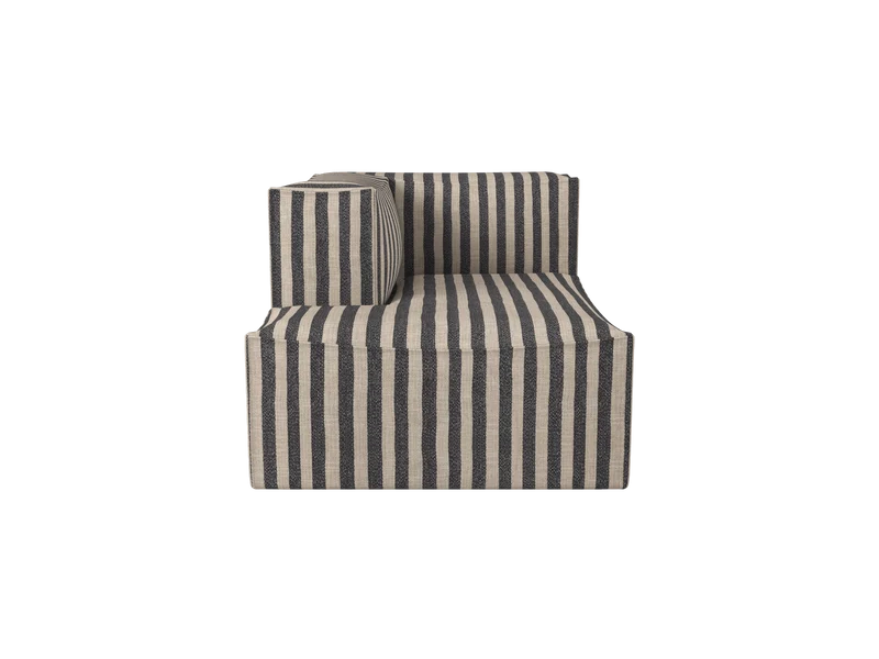 Catena Sofa Chaise Longue Left S600 - Louisiana - Sand/Black