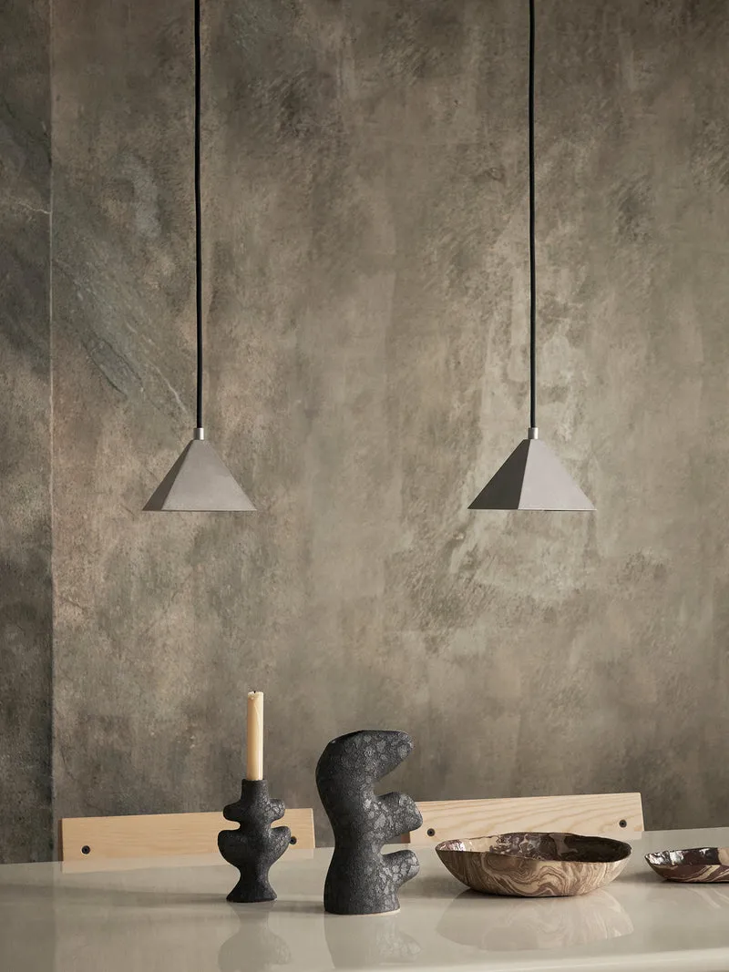 Kare Pendant - Tumbled Stainless Steel