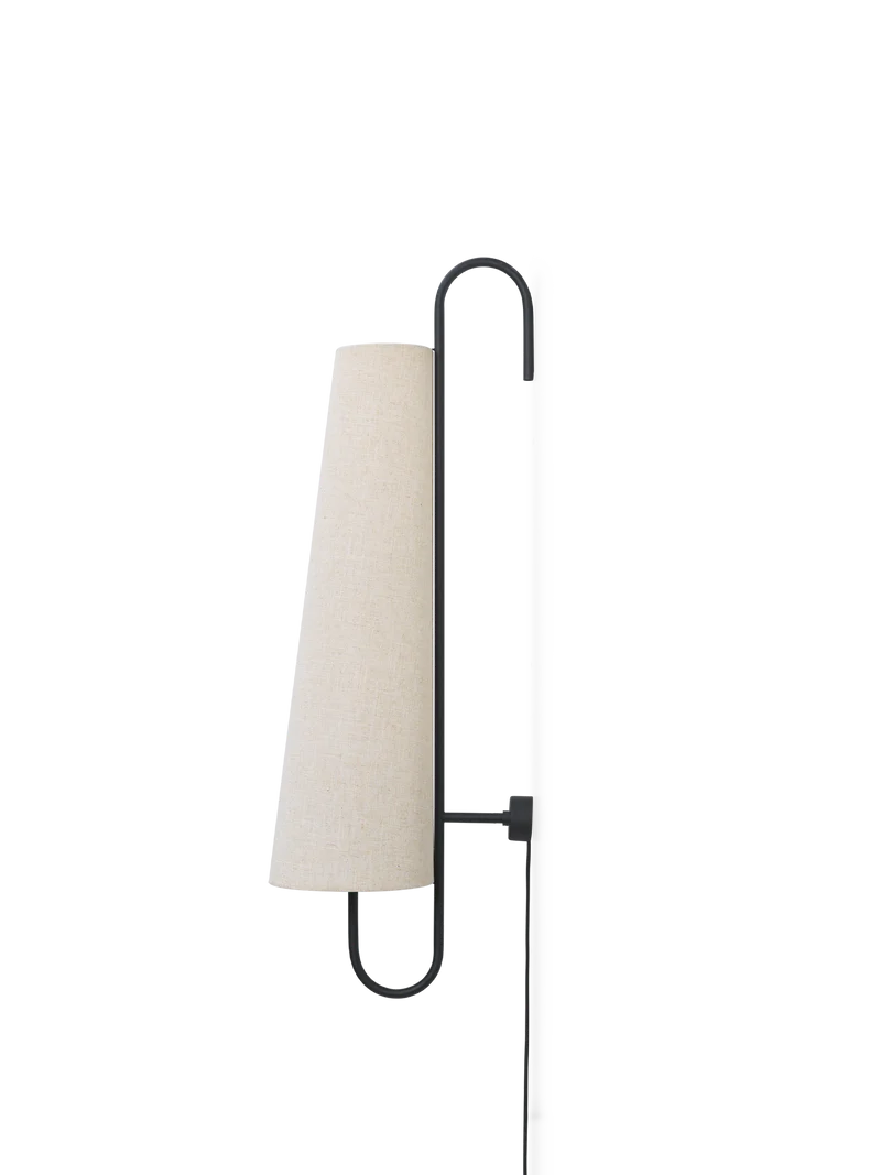 Ancora Wall Lamp - Black/Natural