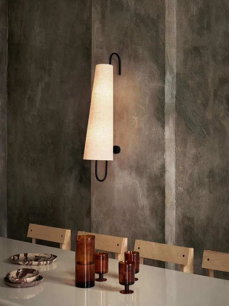 Ancora Wall Lamp - Black/Natural