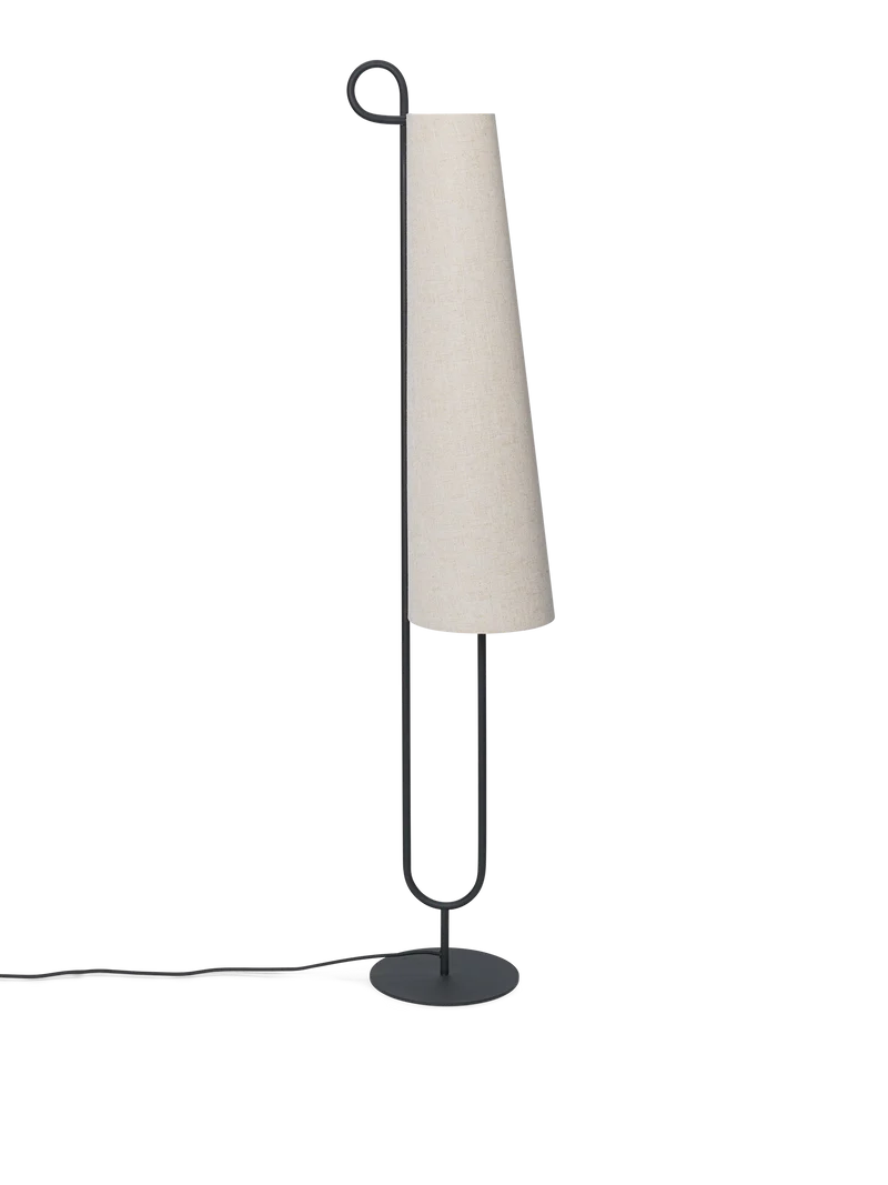 Ancora Floor Lamp - Black/Natural