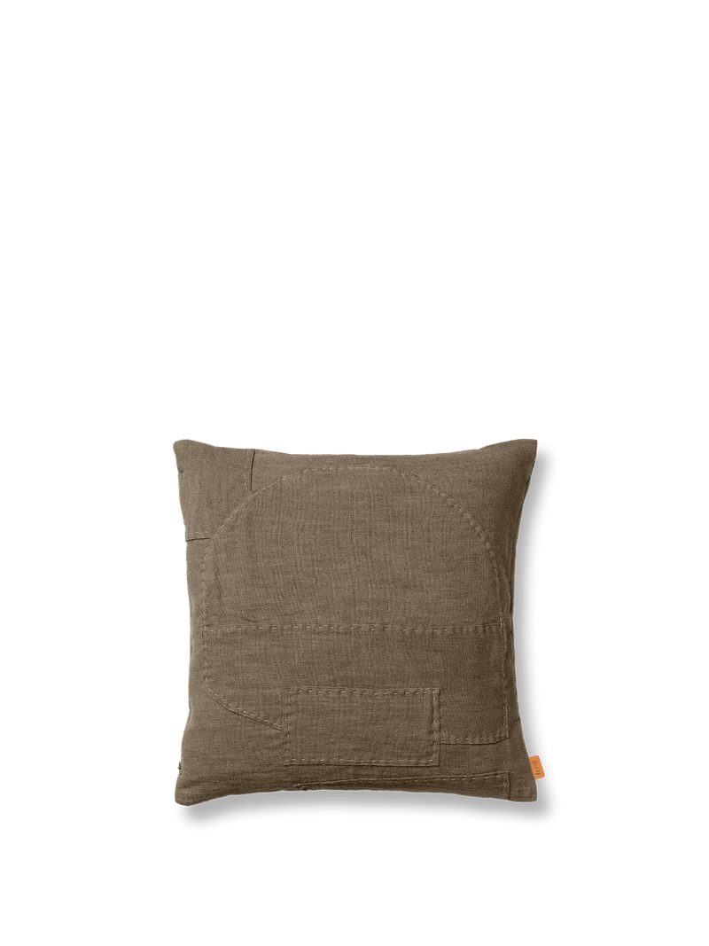 Darn Cushion - Dark Taupe