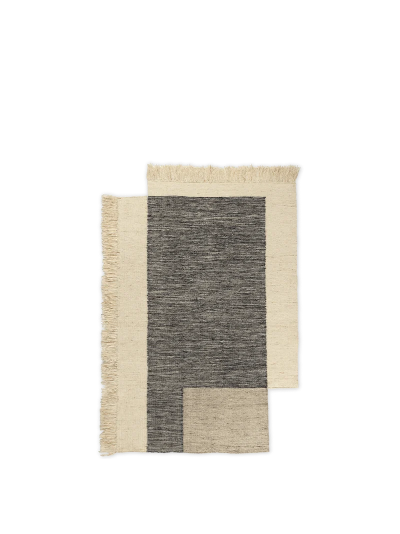 Counter Rug - Charcoal/Off-white
