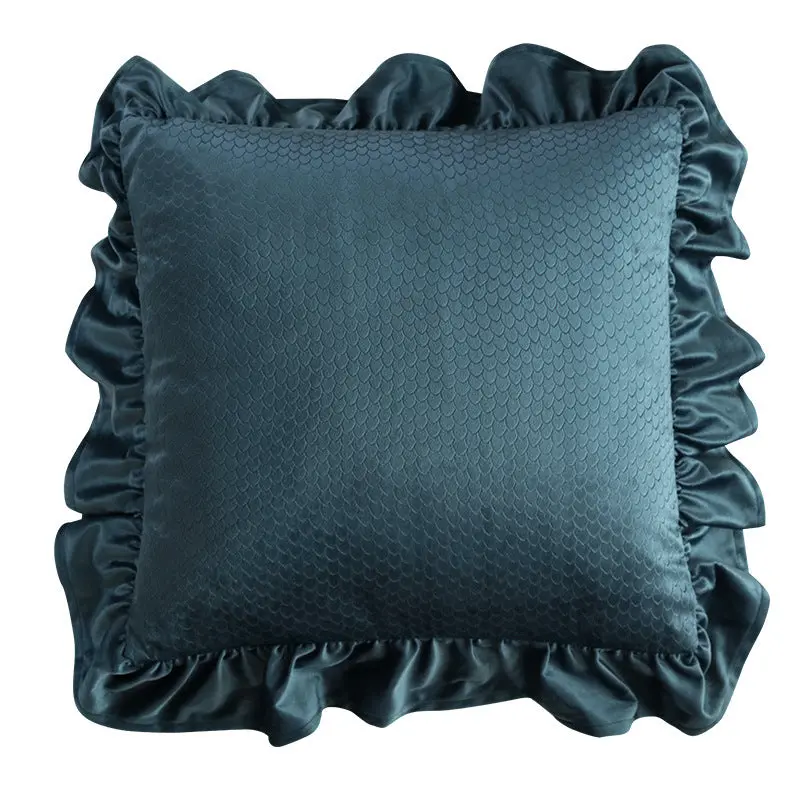 Housse de Coussin Velours JACQUARD