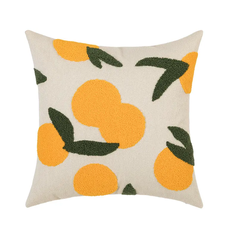 Housse de Coussin Brodée ORAGO