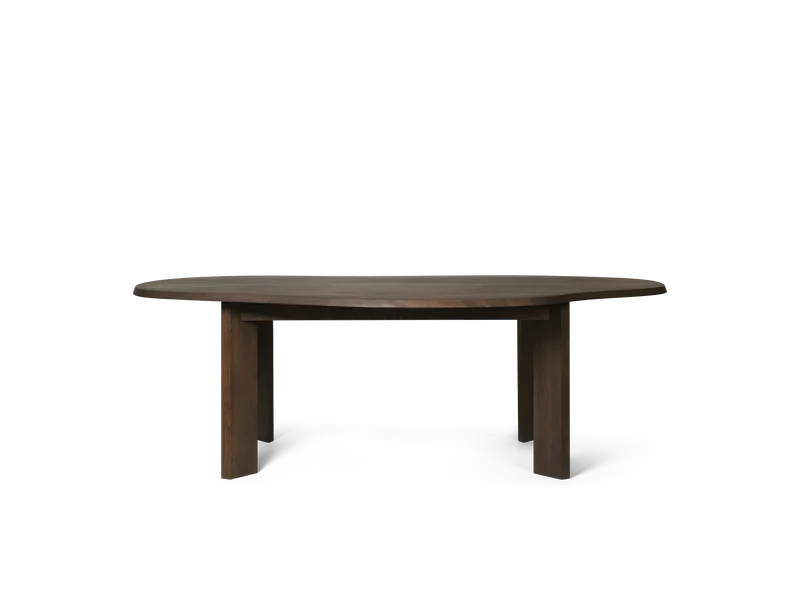 Tarn Dining Table - 220 - Dark Stained Beech