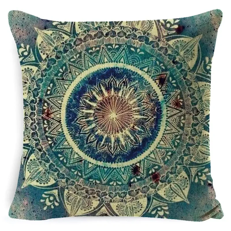Housse de Coussin Mandala Rétro BOHO