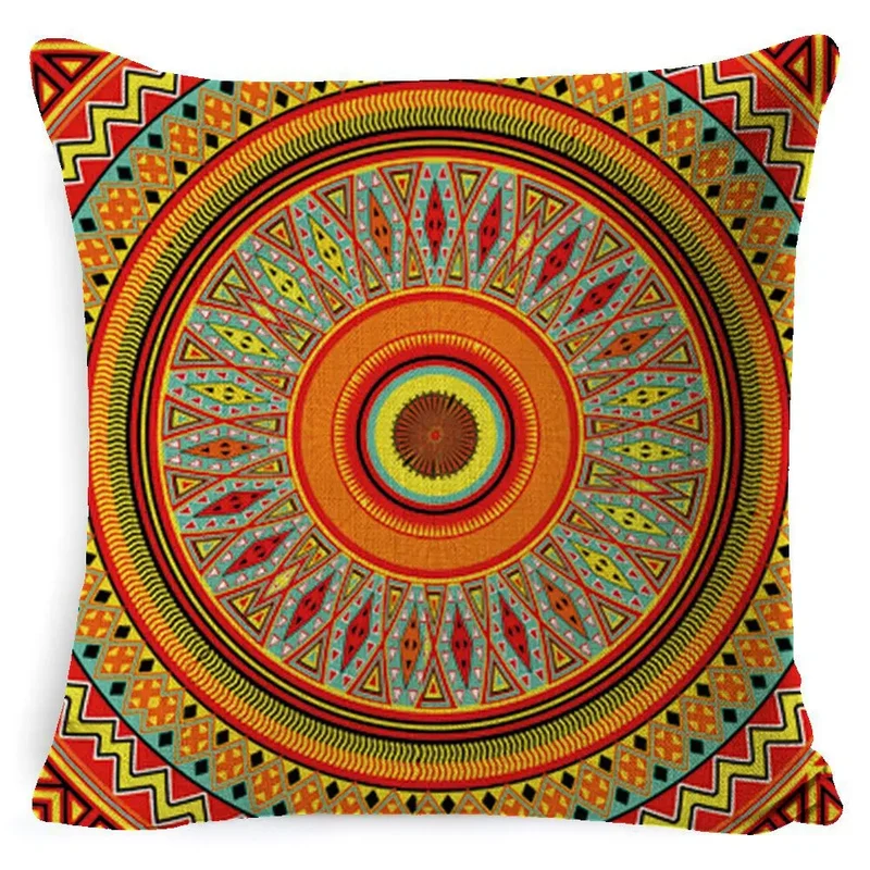 Housse de Coussin Mandala Rétro BOHO