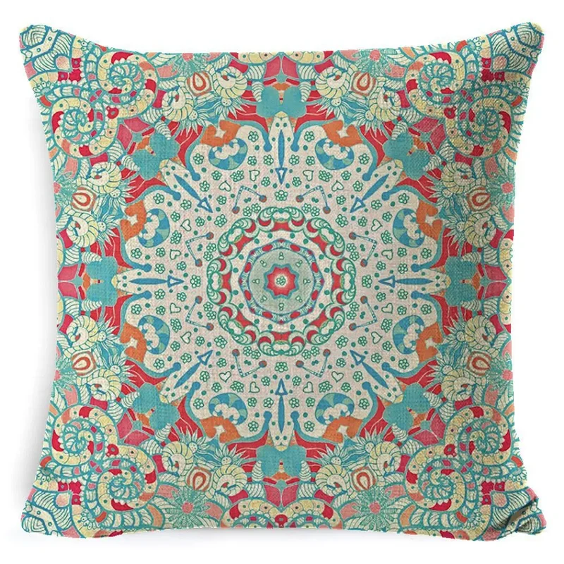 Housse de Coussin Mandala Rétro BOHO