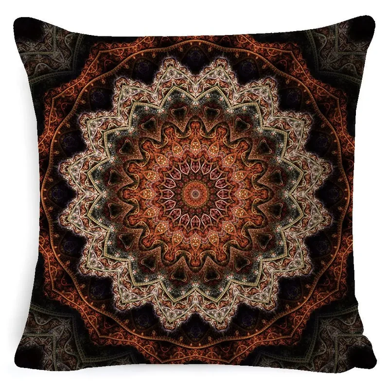 Housse de Coussin Mandala Rétro BOHO