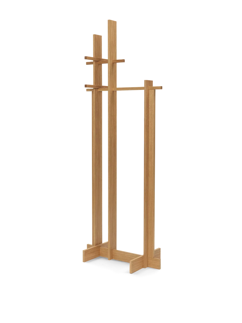 Bridge Clothes Stand - Oiled Oak