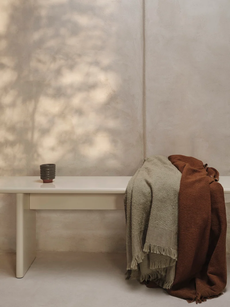 Weaver Throw - Grey Green