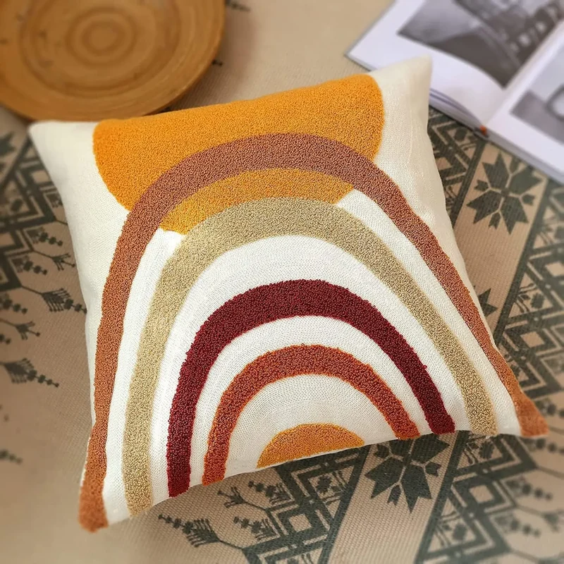 Housse de Coussin Boho Tuft ZINELO