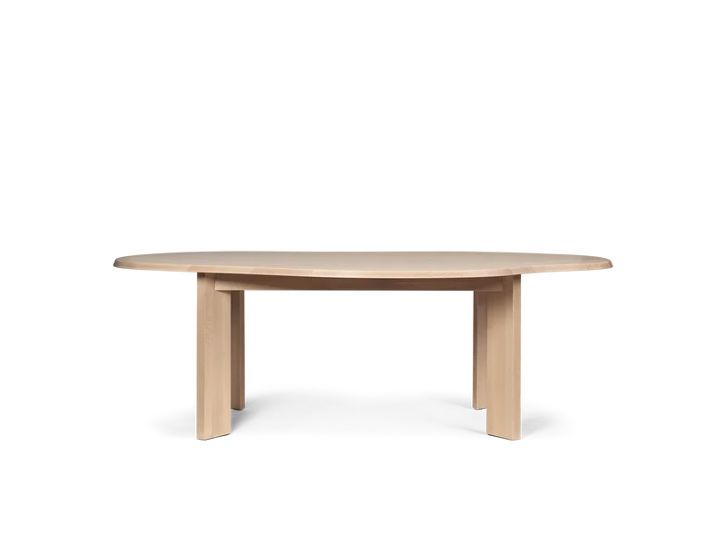 Tarn Dining Table - 220 - White Oiled Beech