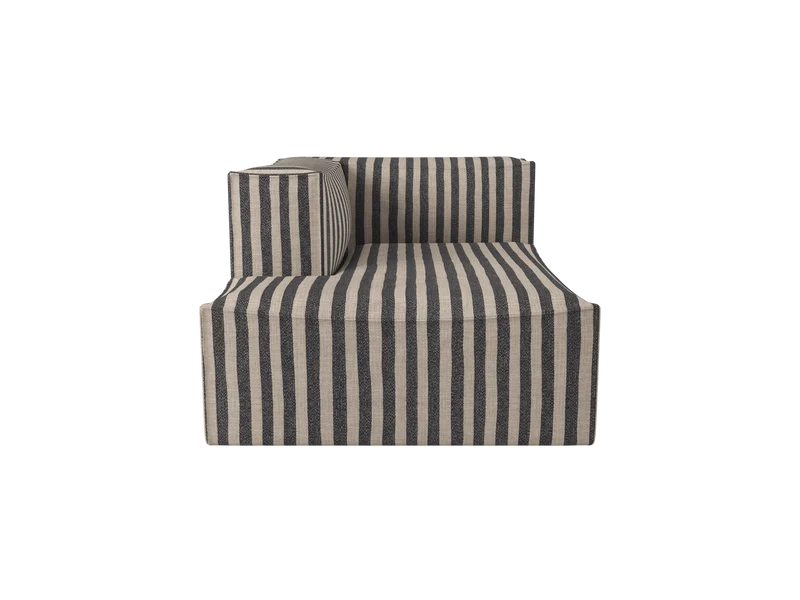 Catena Sofa Chaise Longue Left L600 - Louisiana - Sand/Black