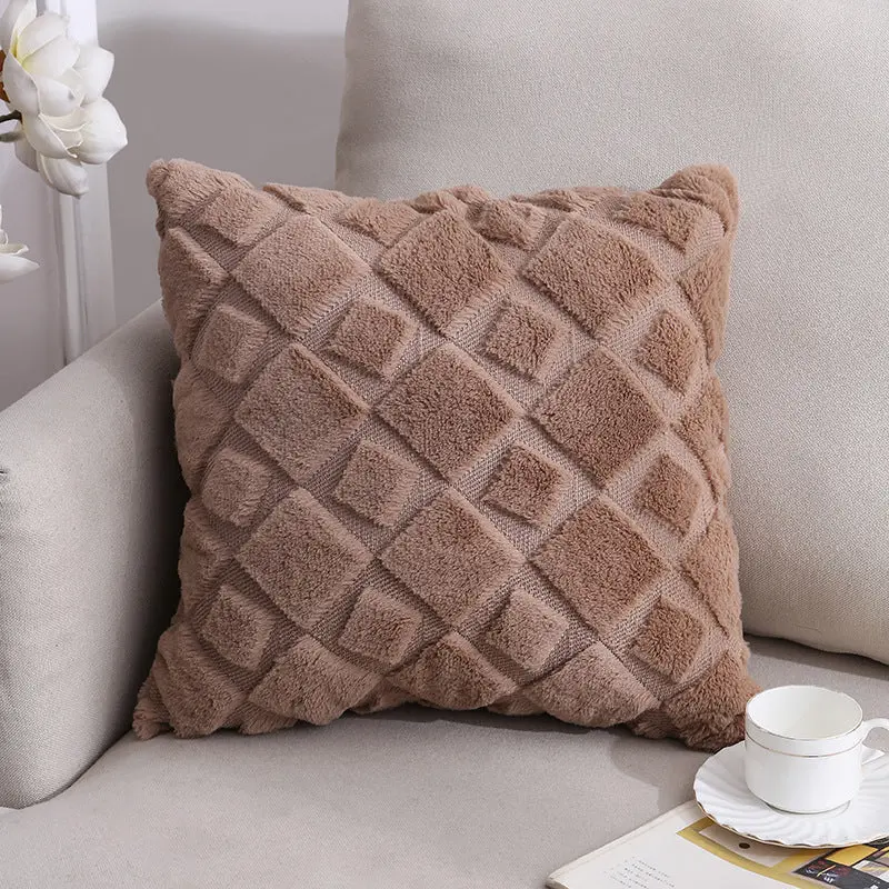 Housse de Coussin Velours Élégant NOORDY