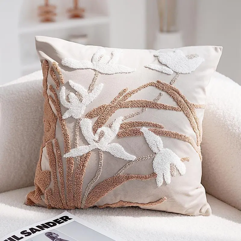 Housse de Coussin Velours Orchid MINMAINT