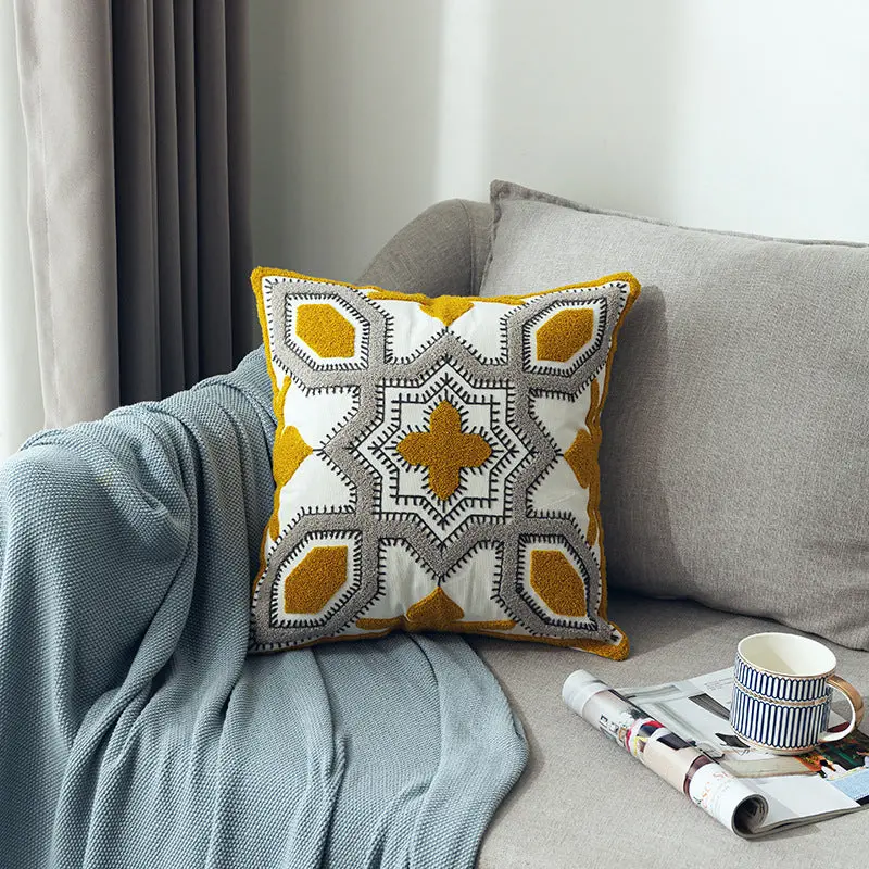 Housse de Coussin Géométrique SCANDA