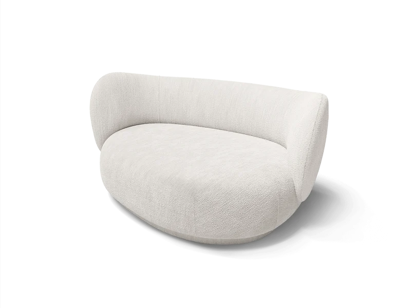 Rico Curve Right - Bouclé - Off-white