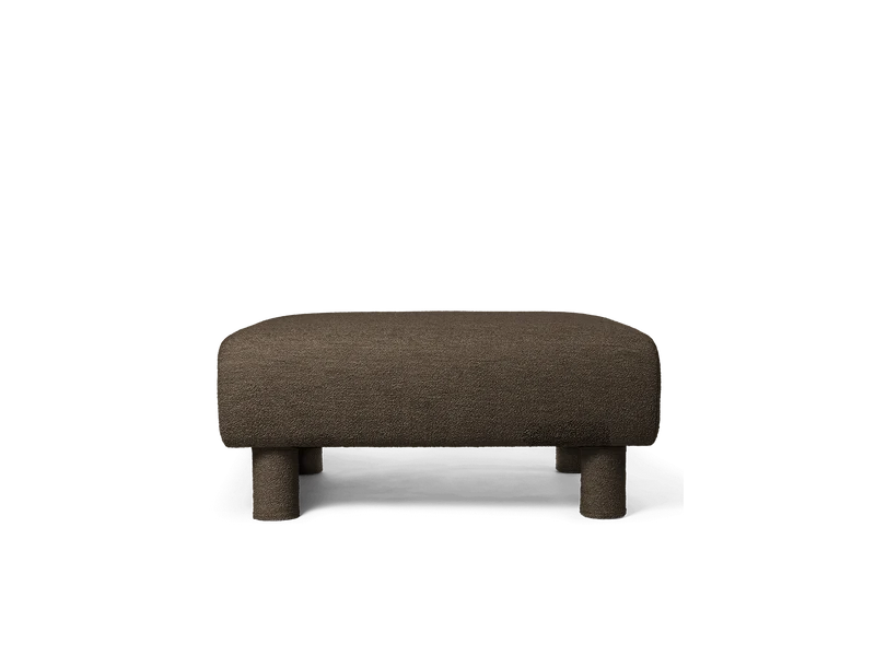 Dase Ottoman - Soft Bouclé - Dark Brown