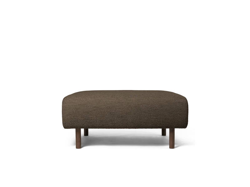 Dase Ottoman - Soft Bouclé - Dark Brown