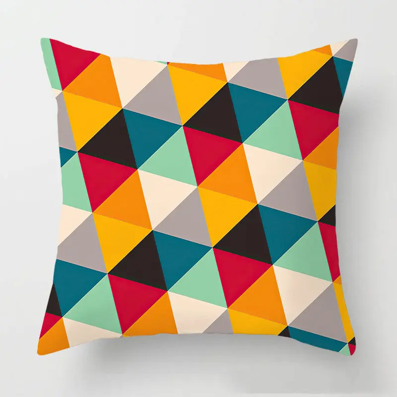 Housse de Coussin Géométrique SOLARO