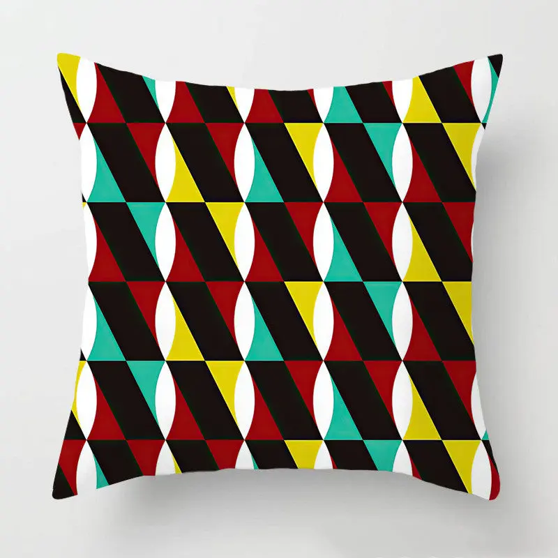 Housse de Coussin Géométrique SOLARO