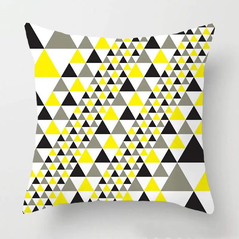 Housse de Coussin Géométrique SOLARO