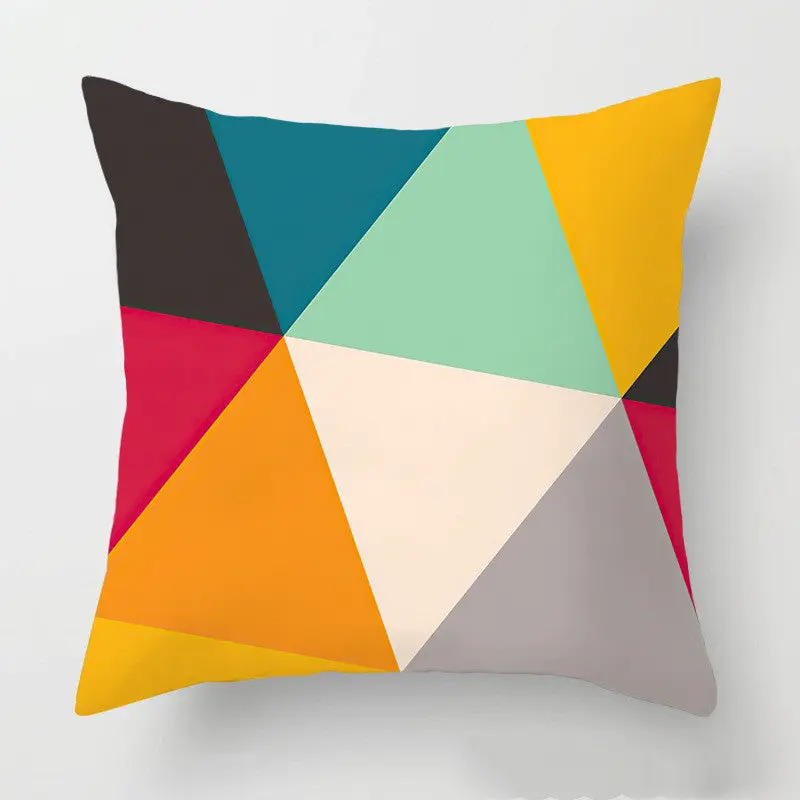 Housse de Coussin Géométrique SOLARO