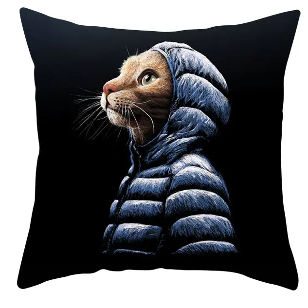 Housse de Coussin Cartoon Animal ANIDECOR