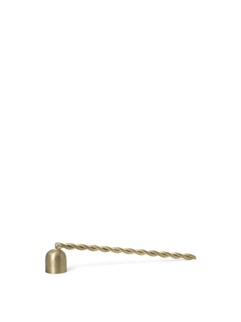 Twist Candle Snuffer - Brass