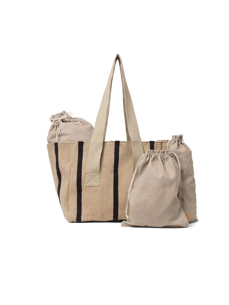 Yard Picnic Bag - Sand/Black