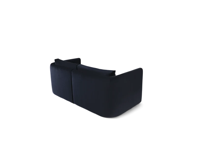 Dase Sofa Armrest Right - Rich Velvet - Navy