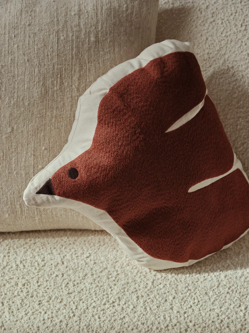 Swif Bird Cushion - Baked Clay