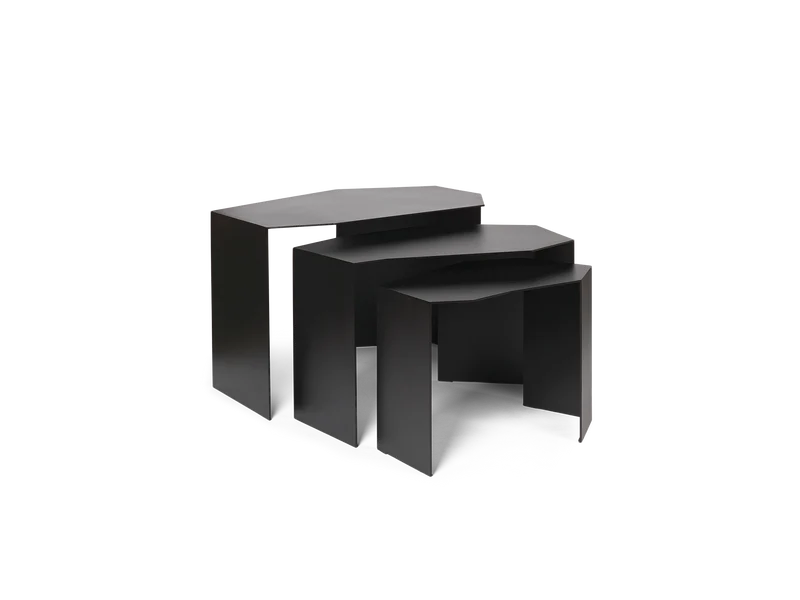 Shard Cluster Tables - Set of 3 - Black