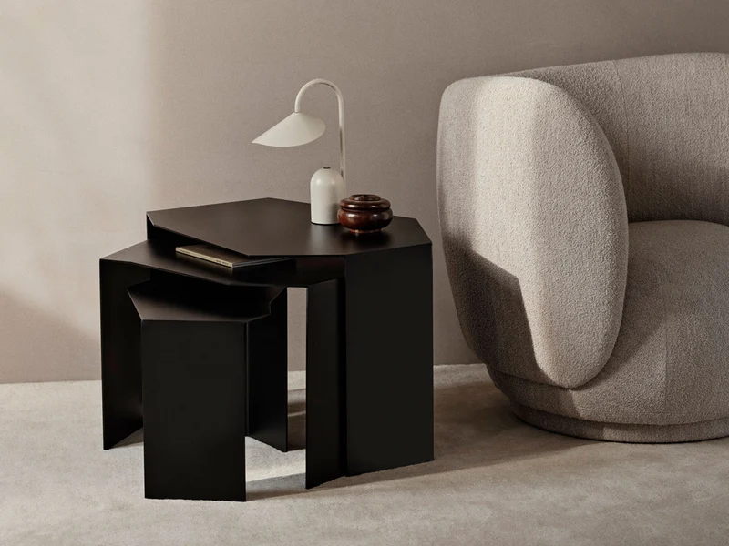 Shard Cluster Tables - Set of 3 - Black