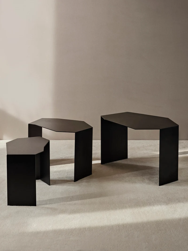 Shard Cluster Tables - Set of 3 - Black
