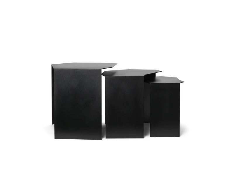 Shard Cluster Tables - Set of 3 - Black