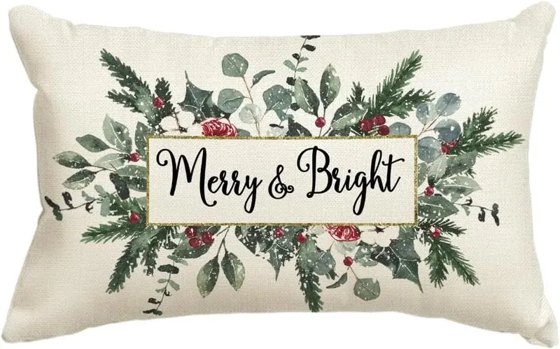Housse de Coussin Noël Merrylin