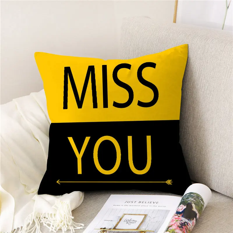 Housse de Coussin Velours PEACHE
