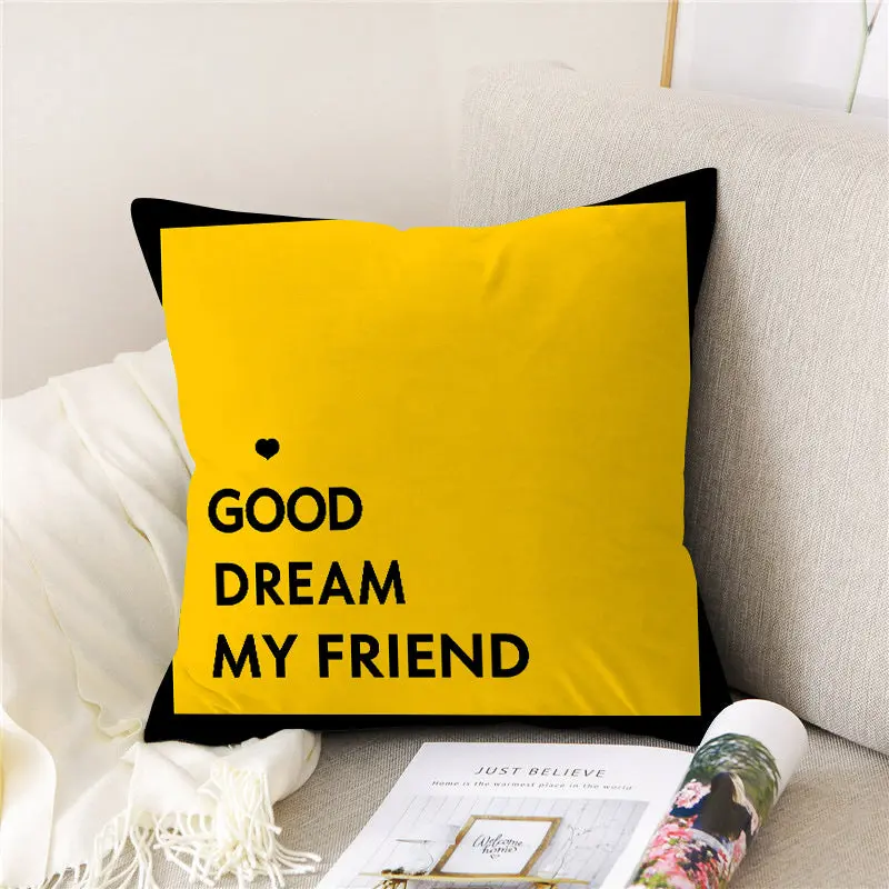 Housse de Coussin Velours PEACHE