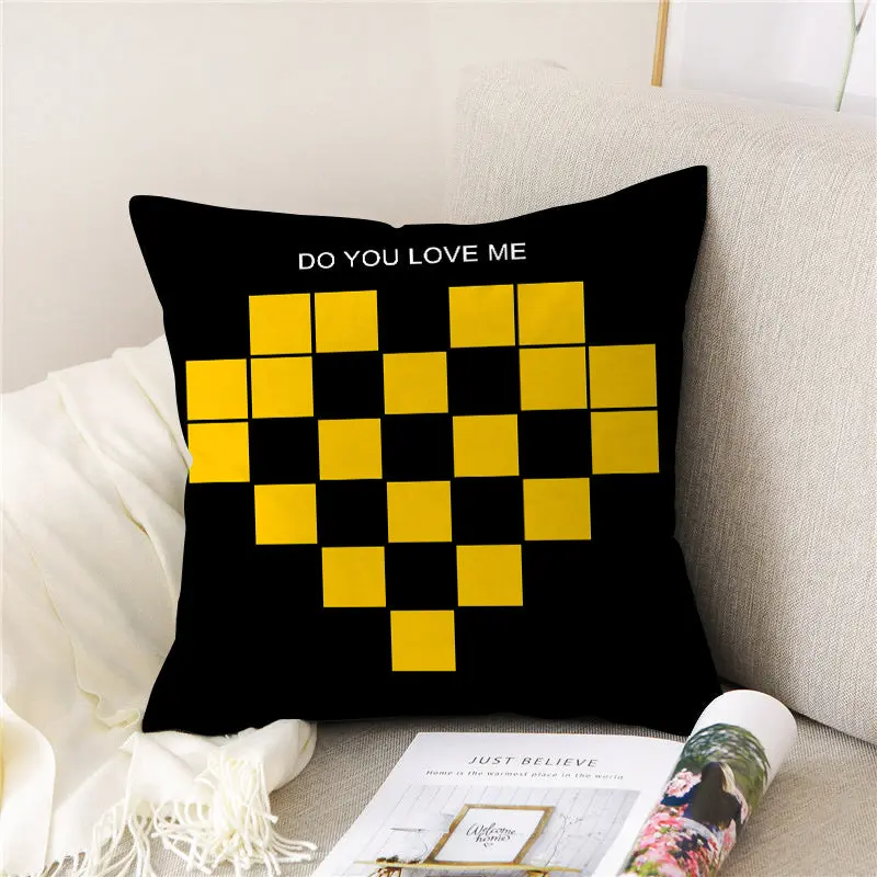 Housse de Coussin Velours PEACHE